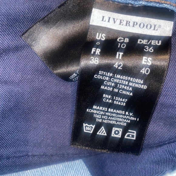 NWT Liverpool Denim Skirt 6 - Picture 6 of 7